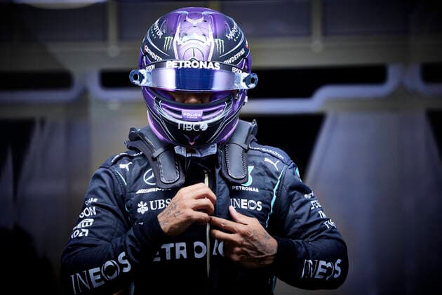 F1 Grand Prix of Styria 44 Lewis Hamilton (GBR, Mercedes-AMG Petronas F1 Team), F1 Grand Prix of Styria at Red Bull Ring on June 25, 2021 in Spielberg, Austria. (Photo by Steve Etherington for Mercedes-Benz Grand Prix Ltd. Daimler AG FIA Pool via HOCH ZWEI) Spielberg Austria Poolfoto HOCH ZWEI Pool Daimler AG ,EDITORIAL USE ONLY