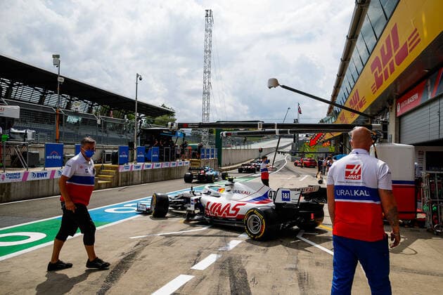 SCHUMACHER Mick (ger), Haas F1 Team VF-21 Ferrari, action during the Formula 1 Grosser Preis Der Steiermark 2021, 2021 Styrian Grand Prix, 8th round of the 2021 FIA Formula One World Championship, WM, Weltmeisterschaft from June 25 to 27, 2021 on the Red Bull Ring, in Spielberg, Austria - FORMULE 1 : Grand prix de Styrie - Essais - Spielberg - 25 06 2021 DPPI Panoramic 