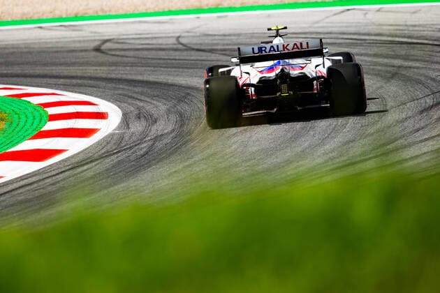 47 SCHUMACHER Mick (ger), Haas F1 Team VF-21 Ferrari, action during the Formula 1 Grosser Preis Der Steiermark 2021, 2021 Styrian Grand Prix, 8th round of the 2021 FIA Formula One World Championship, WM, Weltmeisterschaft from June 25 to 27, 2021 on the Red Bull Ring, in Spielberg, Austria - FORMULE 1 : Grand prix de Styrie - Essais - Spielberg - 25 06 2021 DPPI Panoramic 