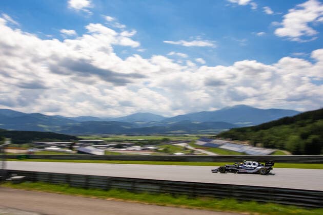 10 GASLY Pierre (fra), Scuderia AlphaTauri Honda AT02, action during the Formula 1 Grosser Preis Der Steiermark 2021, 2021 Styrian Grand Prix, 8th round of the 2021 FIA Formula One World Championship, WM, Weltmeisterschaft from June 25 to 27, 2021 on the Red Bull Ring, in Spielberg, Austria - FORMULE 1 : Grand prix de Styrie - Essais - Spielberg - 25 06 2021 DPPI Panoramic 