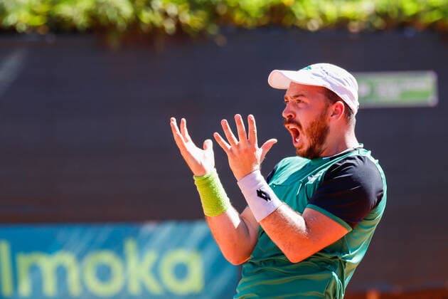 Sport Bilder des Tages Mandatory Credit: Photo by Roberta Corradin LiveMedia Shutterstock (12169215cp) The Serbian tennis player PeÄ a Krstin Tennis Internationals ATP, Tennis Herren Challenger Milano 2021, Milan, Italy - 25 Jun 2021 Tennis Internationals ATP Challenger Milano 2021, Milan, Italy - 25 Jun 2021  Copyright: xRobertaxCorradin LiveMedia Shutterstockx 12169215cp