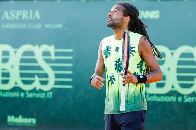 Dustin Brown during ATP, Tennis Herren Challenger Milano 2021, Tennis Internationals in Milan, Italy, June 25 2021  Copyright: xLiveMedia RobertaxCorradinx xIPAx xLiveMediax 0