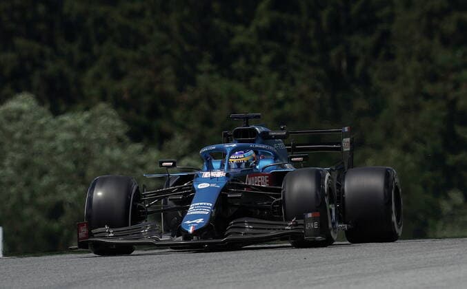 Formula 1 BWT Grand Prix of Styria 2021 25 06 2021, Red Bull Ring , Spielberg, Formula 1 BWT Grand Prix of Styria 2021 , in the picture Fernando Alonso ESP 14 , Alpine F1 Team nordphotoxGmbHx xBratic nph00250