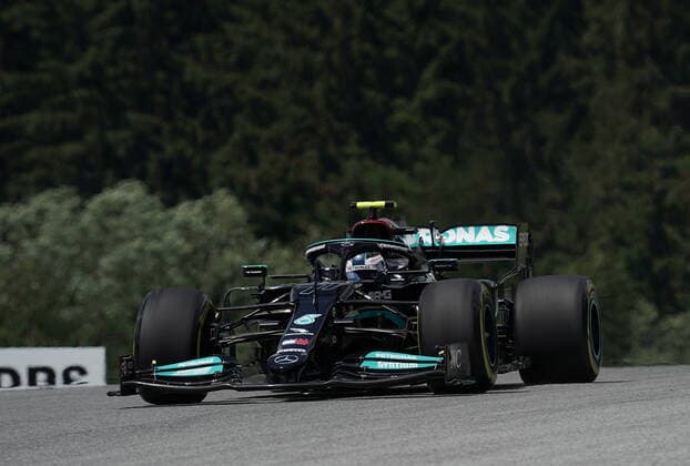 Formula 1 BWT Grand Prix of Styria 2021 25 06 2021, Red Bull Ring , Spielberg, Formula 1 BWT Grand Prix of Styria 2021 , in the picture Valtteri Bottas FIN 77 , Mercedes AMG Petronas Formula One Team nordphotoxGmbHx xBratic nph00250