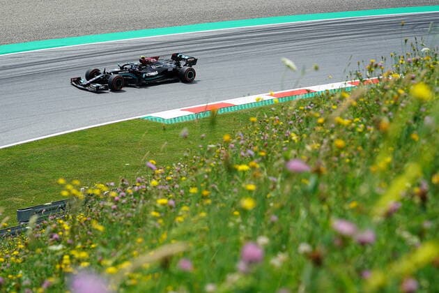 Formula 1 BWT Grand Prix of Styria 2021 25 06 2021, Red Bull Ring , Spielberg, Formula 1 BWT Grand Prix of Styria 2021 , in the picture Valtteri Bottas FIN 77 , Mercedes AMG Petronas Formula One Team nordphotoxGmbHx xBratic nph00250