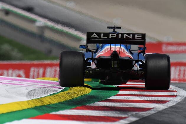 Formula 1 BWT Grand Prix of Styria 2021 25 06 2021, Red Bull Ring , Spielberg, Formula 1 BWT Grand Prix of Styria 2021 , in the picture Fernando Alonso ESP 14 , Alpine F1 Team nordphotoxGmbHx xBratic nph00250