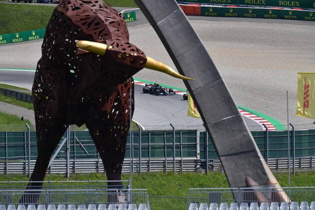 Formula 1 BWT Grand Prix of Styria 2021 25 06 2021, Red Bull Ring , Spielberg, Formula 1 BWT Grand Prix of Styria 2021 , in the picture Valtteri Bottas FIN 77 , Mercedes AMG Petronas Formula One Team nordphotoxGmbHx xBratic nph00250