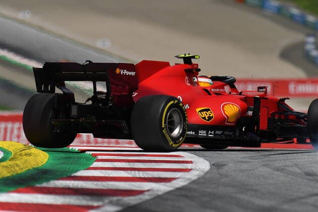 Formula 1 BWT Grand Prix of Styria 2021 25 06 2021, Red Bull Ring , Spielberg, Formula 1 BWT Grand Prix of Styria 2021 , in the picture spin of Carlos Sainz Jr ESP 55 , Scuderia Ferrari Mission Winnow nordphotoxGmbHx xBratic nph00250