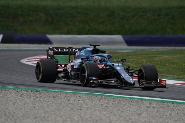 Formula 1 BWT Grand Prix of Styria 2021 25 06 2021, Red Bull Ring , Spielberg, Formula 1 BWT Grand Prix of Styria 2021 , in the picture Fernando Alonso ESP 14 , Alpine F1 Team nordphotoxGmbHx xBratic nph00250