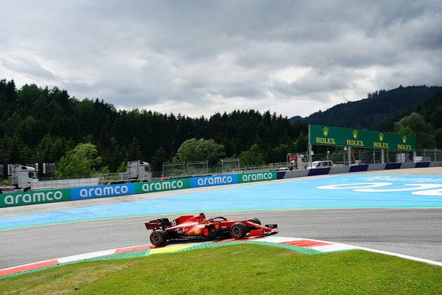 Formula 1 BWT Grand Prix of Styria 2021 25 06 2021, Red Bull Ring , Spielberg, Formula 1 BWT Grand Prix of Styria 2021 , in the picture Carlos Sainz Jr ESP 55 , Scuderia Ferrari Mission Winnow nordphotoxGmbHx xBratic nph00250