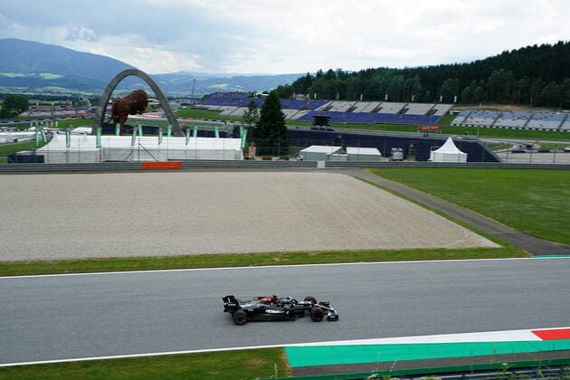 Formula 1 BWT Grand Prix of Styria 2021 25 06 2021, Red Bull Ring , Spielberg, Formula 1 BWT Grand Prix of Styria 2021 , in the picture Valtteri Bottas FIN 77 , Mercedes AMG Petronas Formula One Team nordphotoxGmbHx xBratic nph00250