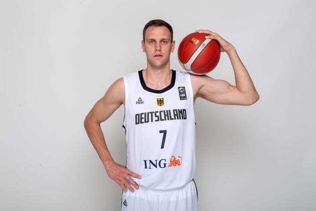 Basketball Leimen 22 06 2021 German Men National Team Germany GER Photoshooting Johannes Voigtmann Germany, No 07