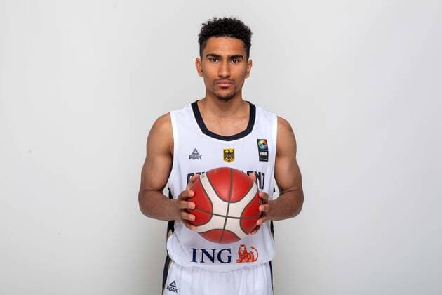 Basketball Leimen 22 06 2021 German Men National Team Germany GER Photoshooting Maodo Lo Germany, No 04