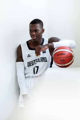 Basketball Leimen 22 06 2021 German Men National Team Germany GER Photoshooting Dennis Schröder Schroeder Germany, No 17 Schröder Schroder