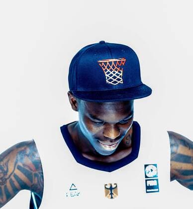 Basketball Leimen 22 06 2021 German Men National Team Germany GER Photoshooting Dennis Schröder Schroeder Germany, No 17 Schröder Schroder