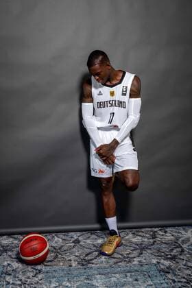 Basketball Leimen 22 06 2021 German Men National Team Germany GER Photoshooting Dennis Schröder Schroeder Germany, No 17 Schröder Schroder