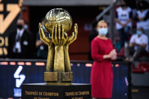 Illustration trophee BASKET : Dijon vs Lyon - Final 4 - Rouen - 26 06 2021 FedericoPestellini Panoramic 