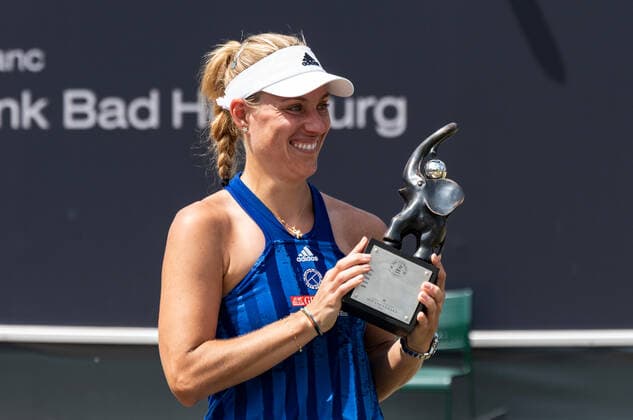 2021 WTA Bad Homburg Open Angelique Kerber GER wins final against Katerina Siniakova CZE Photo Sportfoto Zimmer Daniel Maurer