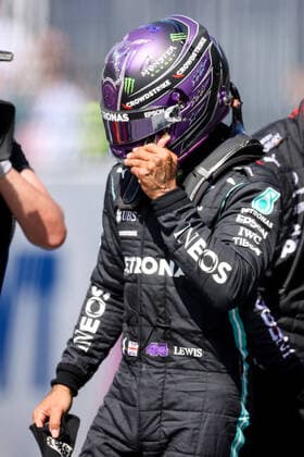 Formula 1 - GP of Styria 2021 SPIELBERG,AUSTRIA,26.JUN.21 - MOTORSPORTS, FORMULA 1 - Grand Prix of Styria, Red Bull Ring, practice and qualifying. Image shows Lewis Hamilton (GBR Mercedes).  GEPAxpictures xChristianxWalgram