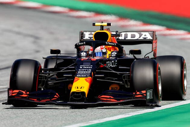 Formula 1 - GP of Styria 2021 SPIELBERG,AUSTRIA,26.JUN.21 - MOTORSPORTS, FORMULA 1 - Grand Prix of Styria, Red Bull Ring, practice and qualifying. Image shows Sergio Perez (MEX Red Bull Racing).  GEPAxpictures xChristianxWalgram