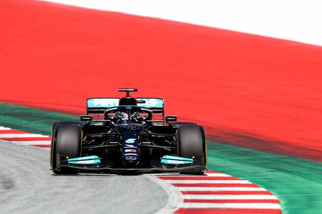 Formula 1 - GP of Styria 2021 SPIELBERG,AUSTRIA,26.JUN.21 - MOTORSPORTS, FORMULA 1 - Grand Prix of Styria, Red Bull Ring, practice and qualifying. Image shows Lewis Hamilton (GBR Mercedes).  GEPAxpictures xChristianxWalgram