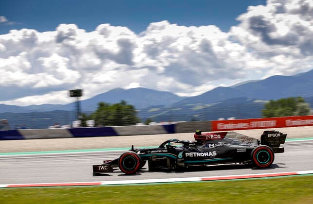 77 Valtteri Bottas FIN, Mercedes AMG Petronas F1 Team , F1 Grand Prix of Styria at Red Bull Ring on June 26, 2021 in Spielberg, Austria Photo by HOCH ZWEI Spielberg Austria