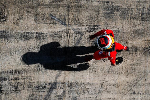 SAINZ Carlos (spa), Scuderia Ferrari SF21, portrait during the Formula 1 Grosser Preis Der Steiermark 2021, 2021 Styrian Grand Prix, 8th round of the 2021 FIA Formula One World Championship, WM, Weltmeisterschaft from June 25 to 27, 2021 on the Red Bull Ring, in Spielberg, Austria FORMULE 1 : Grand prix de Styrie - Essais - Spielberg - 26 06 2021 DPPI Panoramic 
