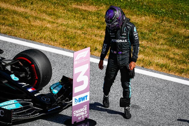 HAMILTON Lewis (gbr), Mercedes AMG F1 GP W12 E Performance, portrait during the Formula 1 Grosser Preis Der Steiermark 2021, 2021 Styrian Grand Prix, 8th round of the 2021 FIA Formula One World Championship, WM, Weltmeisterschaft from June 25 to 27, 2021 on the Red Bull Ring, in Spielberg, Austria FORMULE 1 : Grand prix de Styrie - Essais - Spielberg - 26 06 2021 DPPI Panoramic 