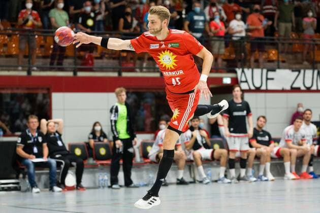 Jan Eric Speckmann TuS N Luebbecke 45 GER, Handball, 2 Bundesliga, TuS N Luebbecke vs TuS Ferndorf, 26 06 2021 Luebbecke Copyright: xEibner-Pressefotox xJanxStrohdiekx EP_JSK