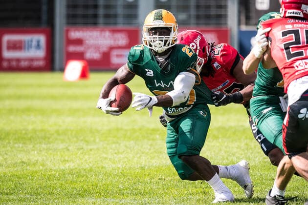 GFL German Football League Potsdam Royals vs Cologne Crocodiles 26 06 2021 GFL, Potsdam Royals Cologne Crocodiles Karl Liebknecht Stadion Potsdam, 26 06 2021 Copyright: xBEAUTIFULxSPORTS NicolxMarschallx