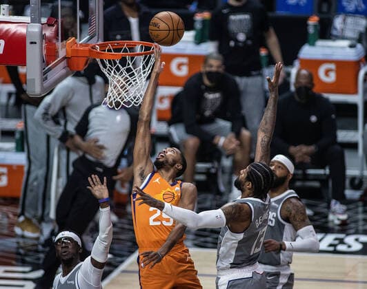 Basketball, NBA, Playoffs, Los Angeles Clippers - Phoenix Suns