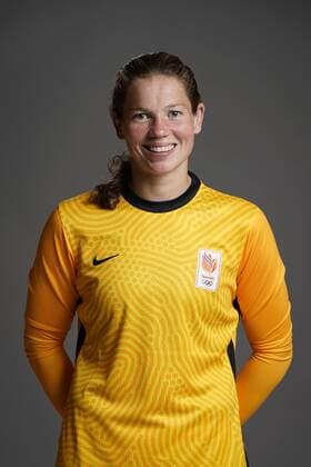 ERMELO Portrait of Barbara Lorsheyd of the Dutch women s national football team, in the shirt for the Olympic Games ANP ROY LAZET xVIxANPxSportx xxANPxIVx 433089438
