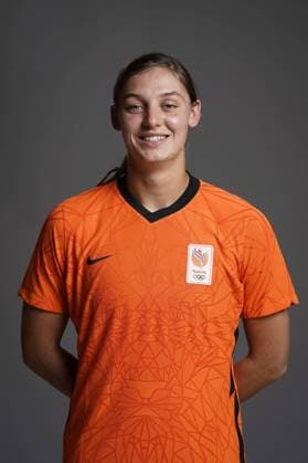 ERMELO Portrait of Aniek Nouwen of the Dutch women s national football team, in the shirt for the Olympic Games ANP ROY LAZET xVIxANPxSportx xxANPxIVx 433089239