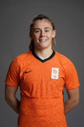 ERMELO Portrait of Joelle Smits of the Dutch women s national football team, in the shirt for the Olympic Games ANP ROY LAZET xVIxANPxSportx xxANPxIVx 433089409
