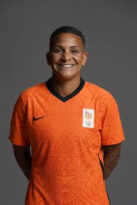 ERMELO Portrait of Shanice van de Sanden of the Dutch women s national football team, in the shirt for the Olympic Games ANP ROY LAZET xVIxANPxSportx xxANPxIVx 433089420