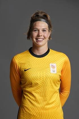 ERMELO Portrait of Lize Kop of the Dutch women s national football team, in the shirt for the Olympic Games ANP ROY LAZET xVIxANPxSportx xxANPxIVx 433089608
