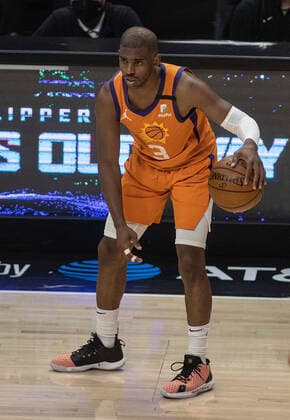 June 26, 2021, Los Angeles, California, USA: Chris Paul 3 of the Phoenix Suns during Game 4 of the 2021 Western Conference finals NBA, Basketball Herren, USA playoff game against the Los Angeles Clippers on Saturday June 26, 2021 at the Staples Center in Los Angeles, California. Clippers lose to Suns 80 - 84. JAVIER ROJASPI Los Angeles USA - ZUMAp124 20210626_zaa_p124_019 Copyright: xx