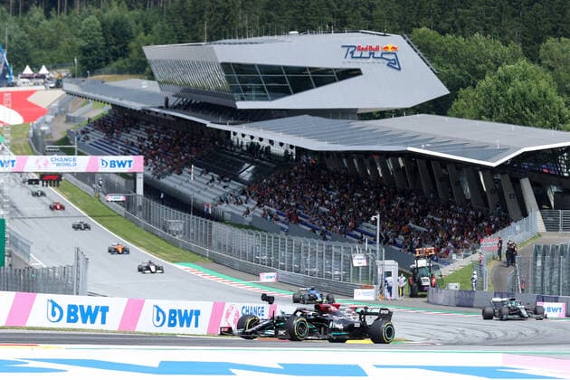 Formula 1 - GP of Styria 2021 SPIELBERG,AUSTRIA,27.JUN.21 - MOTORSPORTS, FORMULA 1 - Grand Prix of Styria, Red Bull Ring. Image shows Valtteri Bottas (FIN Mercedes).  GEPAxpictures xChristianxWalgram