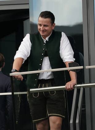 Formula 1 BWT Grand Prix of Styria 2021 27 06 2021, Red Bull Ring , Spielberg, Formula 1 BWT Grand Prix of Styria 2021 , in the picture folk musician Andreas Gabalier nordphotoxGmbHx xBratic nph00250