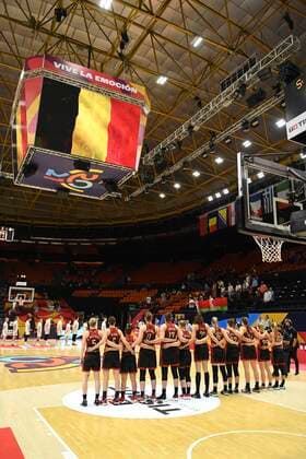 VALENCIA, SPAIN - JUNE 27: Illustration picture pictured during FIBA Women s Eurobasket match between Belgium and Belarus on june 27, 2021 in Valencia ,Spain 27 06 2021 BASKET BALL FEMININ : Belgique vs Bielorussie - FIBA Women s Eurobasket - Petite finale - Valence - 27 06 2021 PhotoNews Panoramic 
