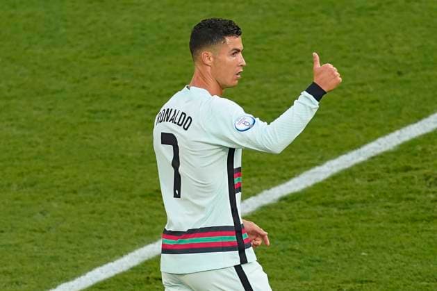ESP: Belgium - Portugal. Euro 2020. Cristiano Ronaldo of Portugal during the match between Belgium and Portugal of Euro 2020, round of 16, played at La Cartuja Stadium on June 27, 2021 in Sevilla, Spain. kpng Copyright: xPRESSINPHOTOx PS_210627_053
