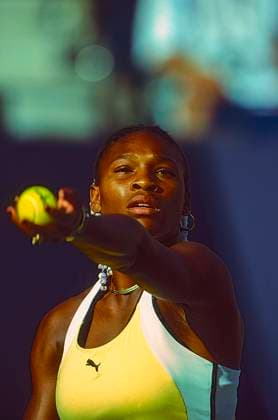 Serena Williams 1999 US Open Tennis Serena Williams (USA) wins her first Grand Slam at the 1999 US Open Tennis Championship New York Arthur Ashe Stadium, USTA Billi NY United States Copyright: xChrisxTrotman Duomo PCNx TN0372_107913