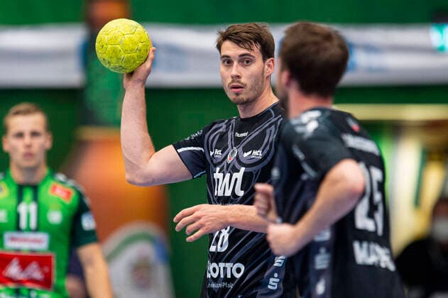 24 06 2021 Handball, 2020 2021, 1 Bundesliga, 37 Matchday, GWD Minden Die Eulen Ludwigshafen Hendrik Wagner Ludwigshafen Lübbecke Nordrhein Westfalen Germany Kreissporthalle
