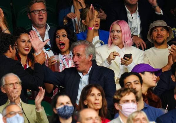 Mandatory Credit: Photo by Javier Garcia BPI Shutterstock (12172248ci) Anne-Marie watching the action on Centre Court Wimbledon Tennis Championships, Day 1, The All England Lawn Tennis and Croquet Club, London, UK - 28 Jun 2021 Wimbledon Tennis Championships, Day 1, The All England Lawn Tennis and Croquet Club, London, UK - 28 Jun 2021  Copyright: xJavierxGarcia BPI Shutterstockx 12172248ci