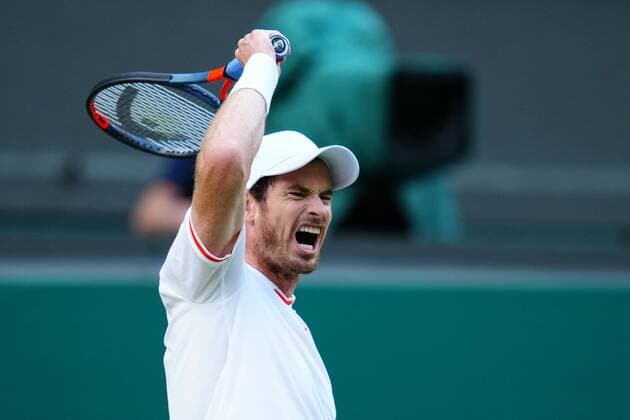 Mandatory Credit: Photo by Javier Garcia BPI Shutterstock (12172248ou) Andy Murray during his first round match Wimbledon Tennis Championships, Day 1, The All England Lawn Tennis and Croquet Club, London, UK - 28 Jun 2021 Wimbledon Tennis Championships, Day 1, The All England Lawn Tennis and Croquet Club, London, UK - 28 Jun 2021  Copyright: xJavierxGarcia BPI Shutterstockx 12172248ou