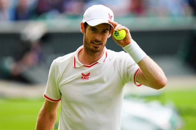 Mandatory Credit: Photo by Javier Garcia BPI Shutterstock (12172248sl) Andy Murray during his first round match Wimbledon Tennis Championships, Day 1, The All England Lawn Tennis and Croquet Club, London, UK - 28 Jun 2021 Wimbledon Tennis Championships, Day 1, The All England Lawn Tennis and Croquet Club, London, UK - 28 Jun 2021  Copyright: xJavierxGarcia BPI Shutterstockx 12172248sl