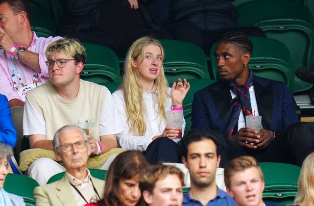 Tennis, Wimbledon, Anais Gallagher in the audience