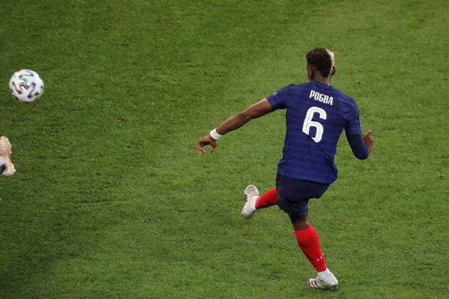 Mandatory Credit: Photo by Paul Greenwood BPI Shutterstock (12172325aa) Paul Pogba of France scores his sides third goal to make the score 3-1 France v Switzerland, UEFA European Championship, EM, Europameisterschaft 2020, Round of 16, Football, National Arena, Bucharest, Romania - 28 June 2021 France v Switzerland, UEFA European Championship 2020, Round of 16, Football, National Arena, Bucharest, Romania - 28 June 2021 Copyright: xPaulxGreenwood BPI Shutterstockx 12172325aa