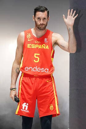 Rudy Fernandez during the presentation of the Spanish men s basketball team 2021. June 28, 2021. (20210628176)