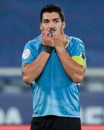 Uruguay s Luis Suarez regrets an action against Paraguay, during a match for Group A of the Copa America at the Nilton Santos Olympic Stadium in Rio de Janeiro, Brazil, 28 June 2021. Uruguay - Paraguay !ACHTUNG: NUR REDAKTIONELLE NUTZUNG!  Copyright: xANTONIOxLACERDAx AMDEP5767 20210629-f952d1cc00cb023de5b119ef4ba1930a9741f4d4
